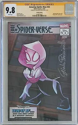 Buy Amazing Spider-man #32 2023 Perisonot Disney Signature Graded Cover Cgc 9.8 • 211.28£