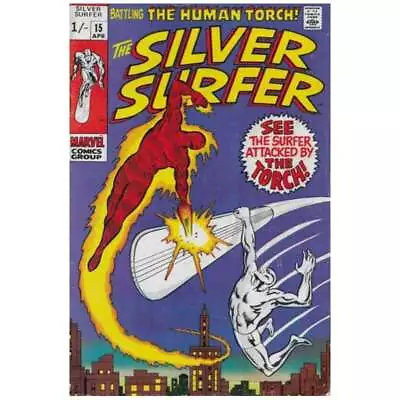 Buy Silver Surfer (1968 Series) #15 British Variant In F + Cond. Marvel Comics [k{ • 49.77£