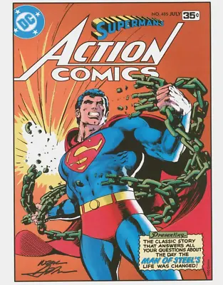 Buy 11x14 Inch SIGNED Neal Adams DC Comics Superman Art Print ~ Action Comics #481 • 47.65£