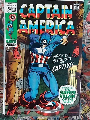 Buy Captain America #125 VF Marvel • 24.95£
