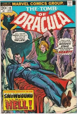 Buy Tomb Of Dracula 19 (Marvel 1974) VeryFine + Blade Appr • 35£