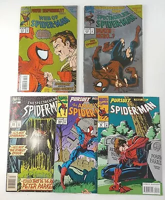 Buy 1994 Spiderman 45 Web Of 117 Spectacular 217 222 Amazing 389 Comics Lot • 10.35£