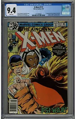 Buy Uncanny X-Men 117 CGC 9.4 1st Shadow King White Pages 1979 Storm Nightcrawler • 120.63£