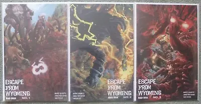 Buy Escape From Wyoming #1,2,3 Set..venditti/monlongo..bad Idea 2022 1st Print..nm • 14.99£