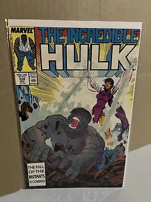 Buy Incredible Hulk 338 🔑1st App MERCY🔥1987 MCFARLANE INTERIOR🔥Copper Comics🔥NM- • 11.84£