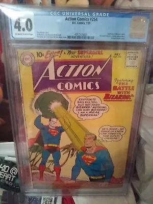 Buy Action Comics 254 Cgc 4.0. Scarce Issue Major Key • 500£