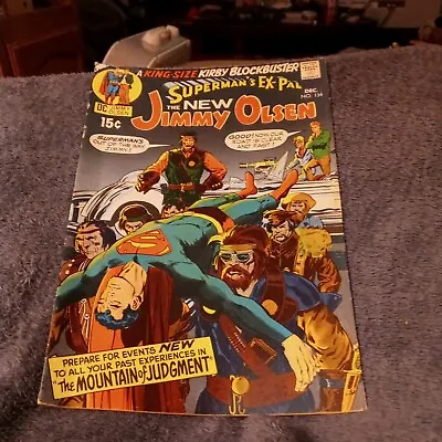 Buy Superman's Pal Jimmy Olsen 134 1st Appearance Darkseid 1970 Jack Kirby Cover Art • 156.75£