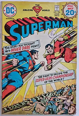 Buy Comic Book - DC The Amazing World Of SUPERMAN - #276 June  1974 - Good • 19.99£