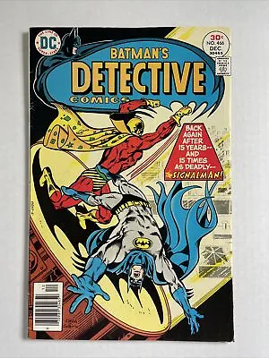Buy Detective Comics 466 F+ 1976 DC Comics Signalman • 10.28£