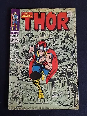 Buy The Mighty Thor 154 Marvel Comics 1968 1st Appearance Of Mangog • 32.41£