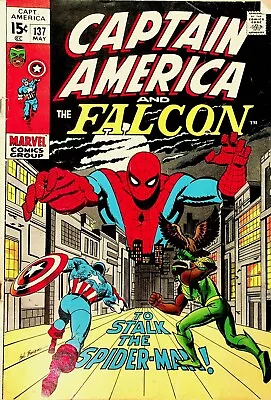 Buy Captain America #137 (Falcon) Marvel Comics 1971 Mid Grade (906) • 19.79£