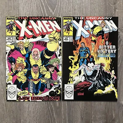 Buy Uncanny X-men #254,255 - December 1989 - Copper Age Marvel Comics Classic Lb3 • 13.45£