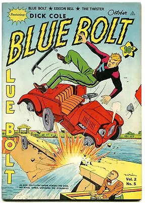 Buy Blue Bolt V.2 #5 1942-dick Cole-- Sub-zero ---twister Vf- • 240.28£