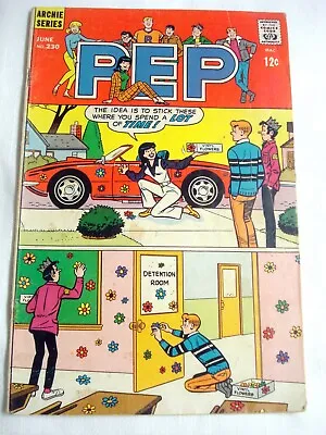 Buy Pep Comics #230 1969 Good Flower Applique Cover, Car Wash Story • 6.30£