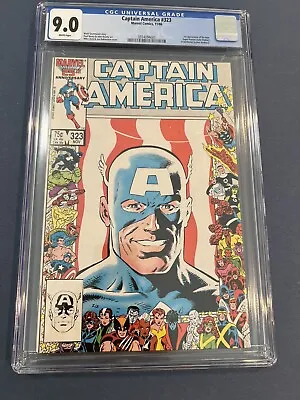 Buy Captain America #323 1st App Super Patriot John Walker CGC 9.0 VF/NM 1986 • 51.54£