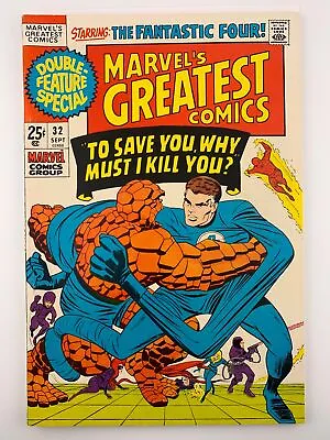 Buy Marvel’s Greatest Comics Fantastic Four #32 - Very Fine/Near Mint 9.0 • 19£