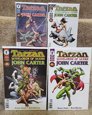 Buy Tarzan John Carter Warlord Of Mars #1 2 3 4 (1996 Dark Horse Series) VF • 19.77£