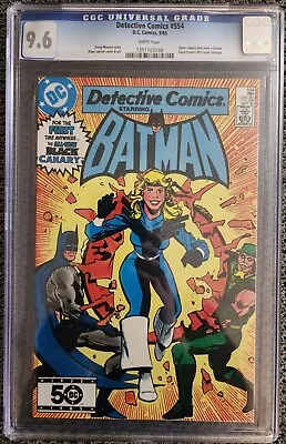 Buy Detective Comics #554 CGC 9.6 KEY Black Canary Issue Flash #92 Homage 1985 DC 1 • 63.18£