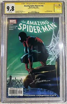 Buy Amazing Spider-Man Vol # 2 Issue # 56 CGC SS 9.8 Signed Scott Hanna • 94.87£