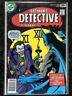 Buy Detective Comics #475 1978 Key DC Comic Book “The Laughing Fish” Joker Cover • 88.46£