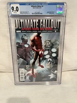 Buy Ultimate Fallout #4 First Print 1st Miles Morales Marvel 2011 CGC 9.0 • 518.04£