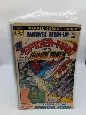 Buy 1972 Marvel Comics Marvel Team-Up Spider Man And Human Torch #2 • 97.70£