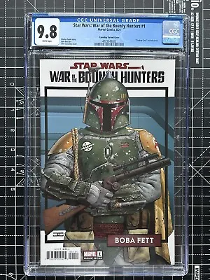 Buy 🔥 STAR WARS War Of The Bounty Hunters #1 Cassaday Trading Card Variant CGC 9.8 • 74.75£