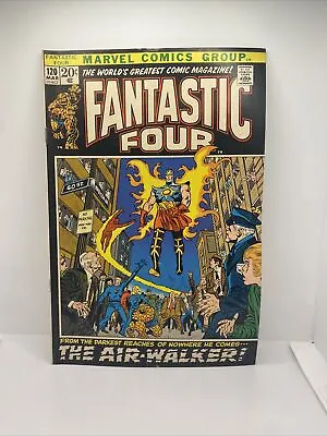 Buy Fantastic Four #120 1st Appearance Air-Walker! Herald Of Galactus! Marvel 1972 • 59.38£