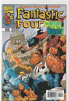 Buy Fantastic Four #20 (1998) Heros Return~ Claremont Larroca Thibert ~ Nm • 2.37£