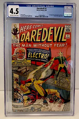 Buy Daredevil #2 - CGC 4.5  - (1964) • 645£