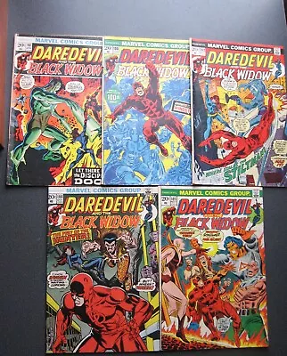 Buy DAREDEVIL Lot Of 5 Comics 98 100 102 104 105 Marvel Black Widow Low-to-Mid-Grade • 31.72£