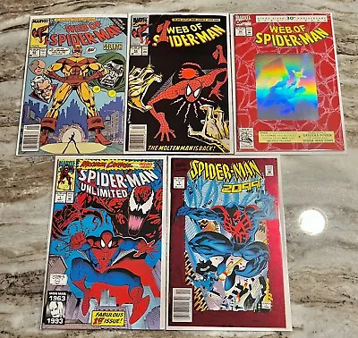Buy Marvel Comics Spider-Man Lot Introduction To Carnage Tri-Sentinel Shriek Cardiac • 71.95£