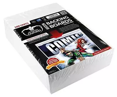Buy Ultimate Guard - Comic Backing Boards Silver Size - 100Pk GAME-AC NEW • 20.23£