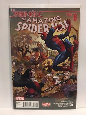 Buy The Amazing Spider-Man #14 (2015) NM- 1st Print Marvel Comics • 5.99£