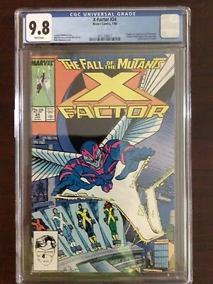 Buy CGC 9.8 X-Factor 24 X-Men First Archangel White Pages • 145.86£