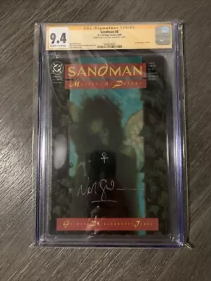 Buy Sandman #8 CGC SS 9.4 OW/WP Signed & Sketch (Ankh) By Neil Gaiman -1st Death App • 479.72£
