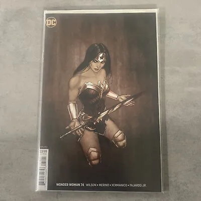 Buy DC Comics Wonder Woman Issue #74 Cover B Variant Jenny Frison Cover RARE • 8£