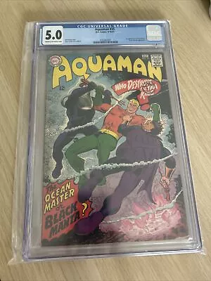 Buy Aquaman 35 - DC Comics - CGC 5.0 - 1st Black Manta  • 200£