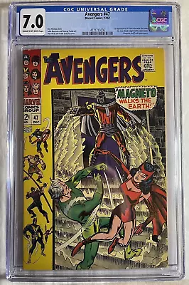 Buy Avengers #47 CGC 7.0 1st Appearance Dane Whitman • 86.93£