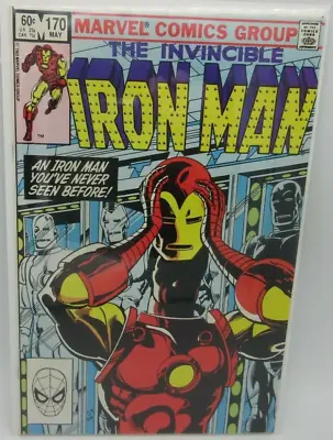 Buy The Invincible Iron Man #170 (1983) 9.0 VF/NM 1st Full App Of Rhodey As Iron Man • 14.38£