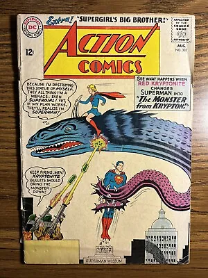 Buy Action Comics 303 Superman 1st App Of Drang The Kryptonian Dragon Dc Comics 1963 • 12.61£