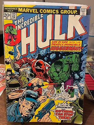 Buy Incredible Hulk #172 - Marvel Comics 1974 • 18.93£