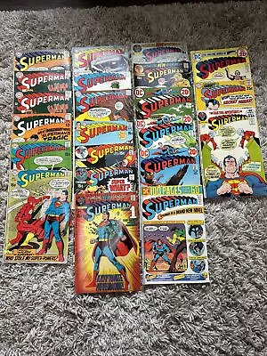 Buy Superman Comic Book Classics Lot From The 70s - 22 Total, Inc. Iconic No. 233 • 200.87£