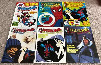 Buy Spider-Man And His Amazing Friends Marvel UK Bundle Job Lot X6 Nos. 553-558 1983 • 15£