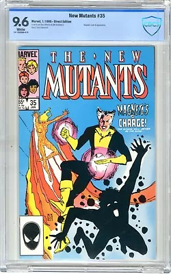 Buy The New Mutants   #35  CBCS   9.6   NM+   White Pgs   1/86  Magneto Cover & App. • 51.97£