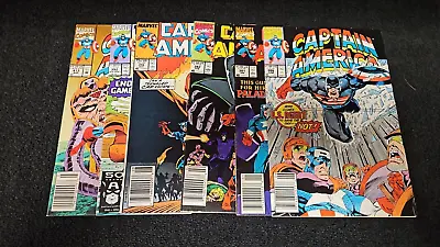 Buy 1991 Marvel Comics Captain America Lot Of 6 (#356-413) Mixed Grade Vintage Ns • 4.72£