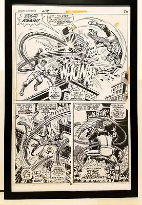 Buy Amazing Spider-Man #113 Pg. 26 11x17 FRAMED Original Art Poster Marvel Comics • 47.25£