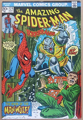 Buy THE AMAZING SPIDER-MAN #124, KEY ISSUE WITH 1st APPEARANCE OF  MAN-WOLF . • 55£
