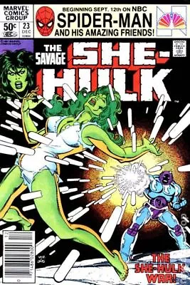 Buy Savage She-Hulk #23 FN+ 6.5 1981 Stock Image • 9.17£
