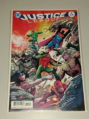 Buy Justice League #51 Nm (9.4 Or Better) Dc Comics Jla Superman Batman August 2016  • 4.69£